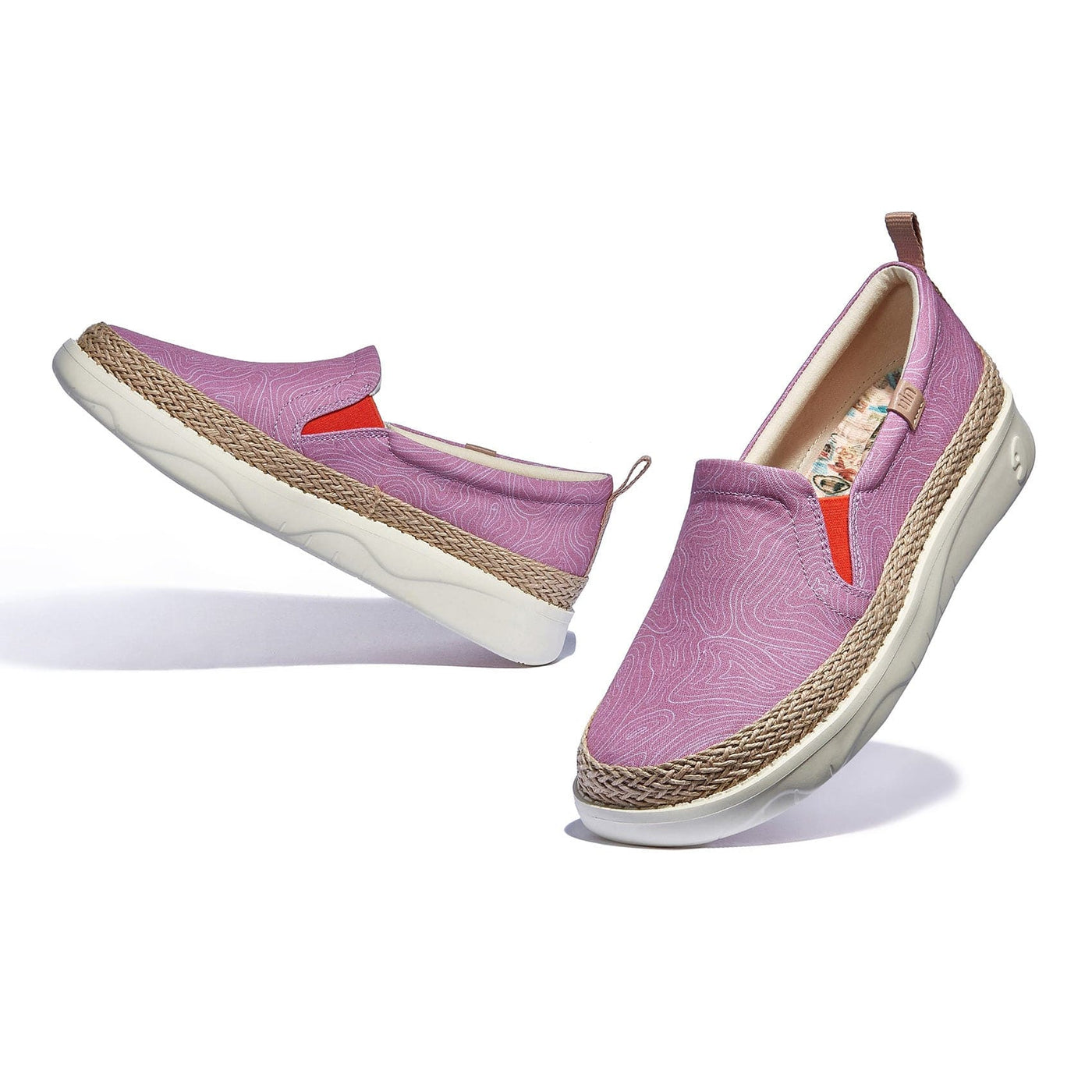 UIN Women Rose Pink Tarragona I Women Canvas loafers