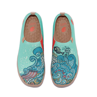 UIN Women Surfing the Waves Toledo I Women Canvas loafers