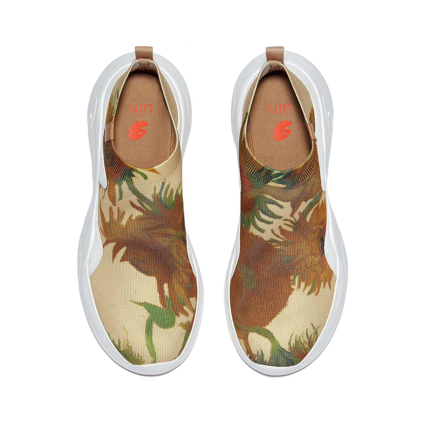 UIN Women Van Gogh Sunflowers Palma II Women Canvas loafers