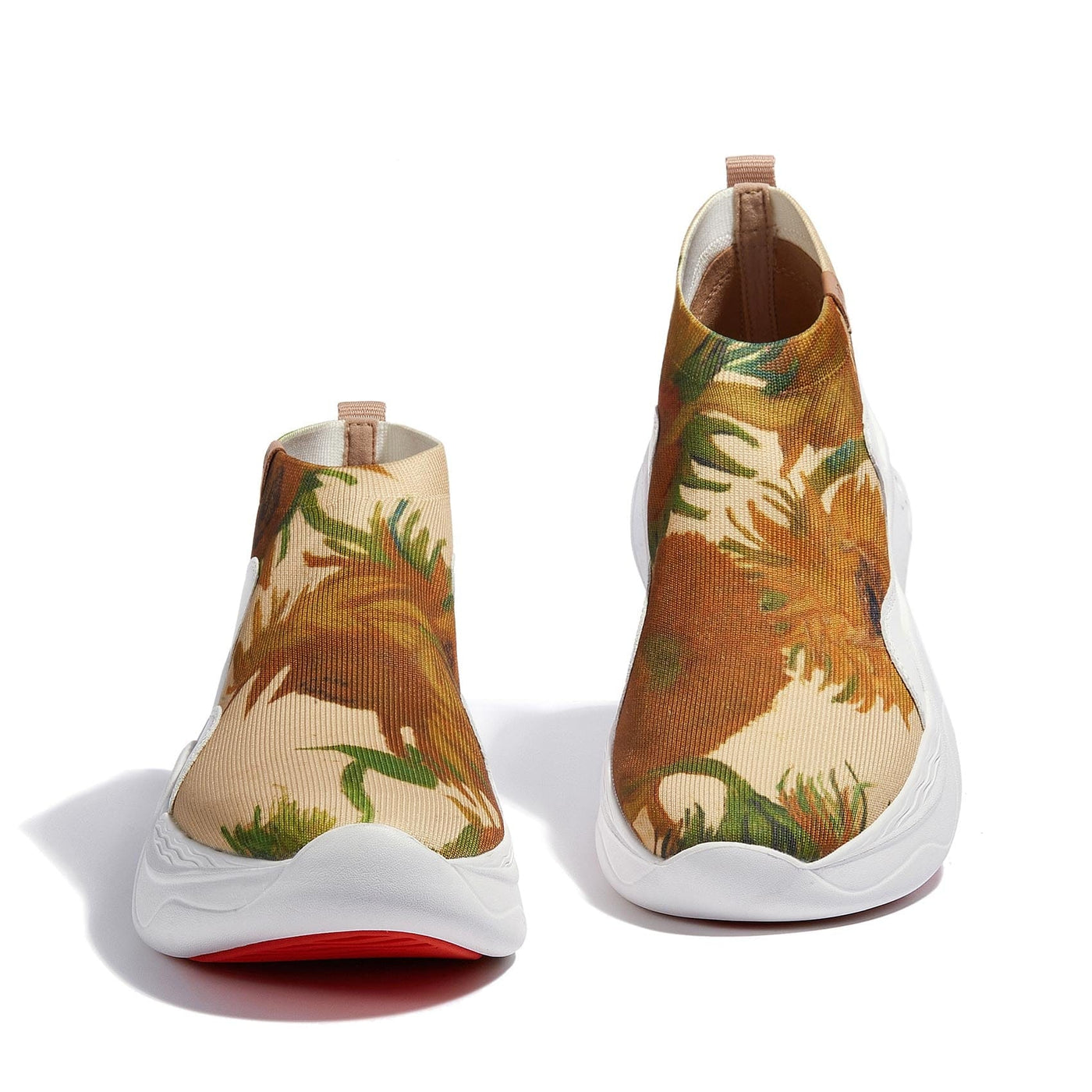 UIN Women Van Gogh Sunflowers Palma II Women Canvas loafers