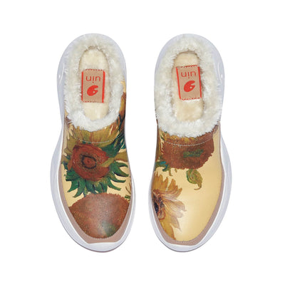 UIN Women Van Gogh Sunflowers Palma VI Women Canvas loafers