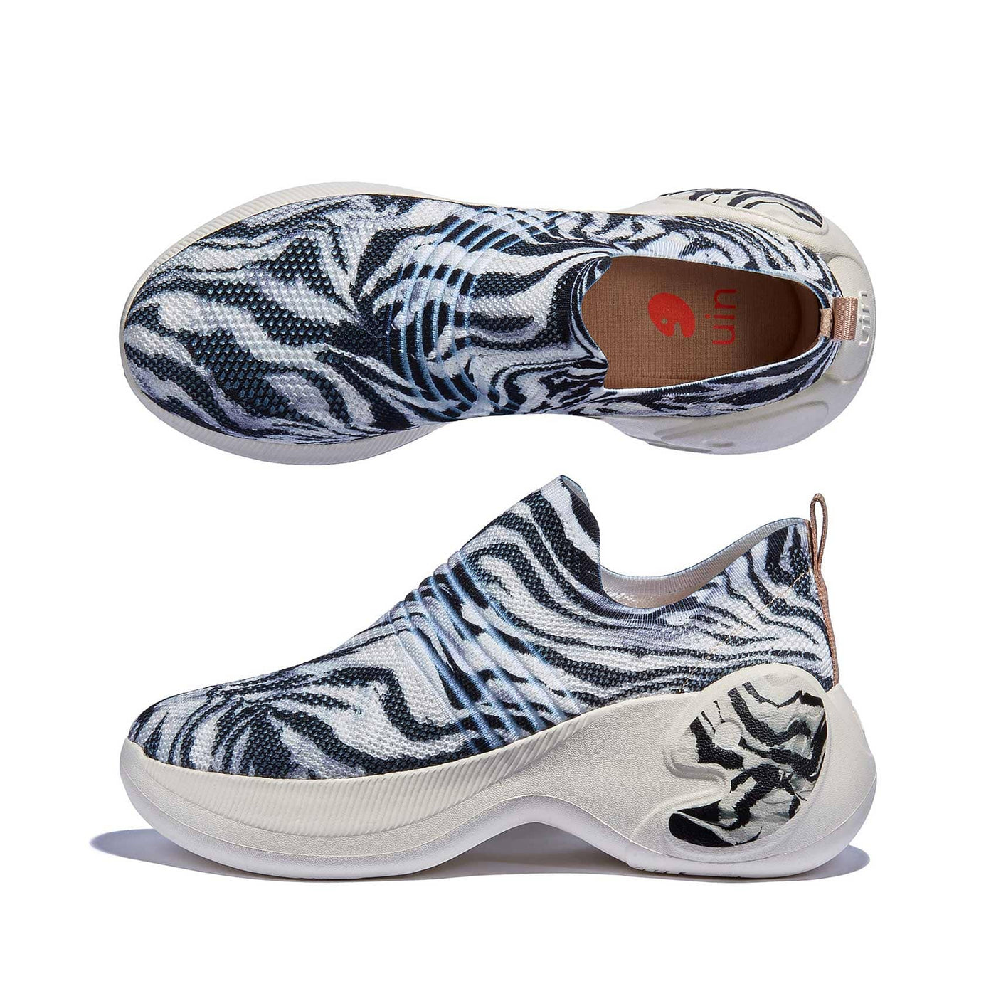 UIN Women Zebra Migration Zaragoza II Women Canvas loafers