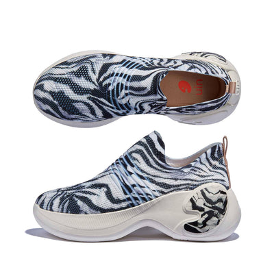 UIN Women Zebra Migration Zaragoza II Women Canvas loafers