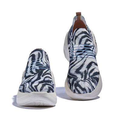 UIN Women Zebra Migration Zaragoza II Women Canvas loafers