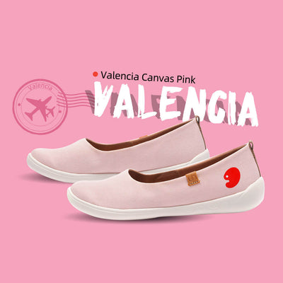 Valencia Canvas Pink バレンシア キャンバス バレエシューズ