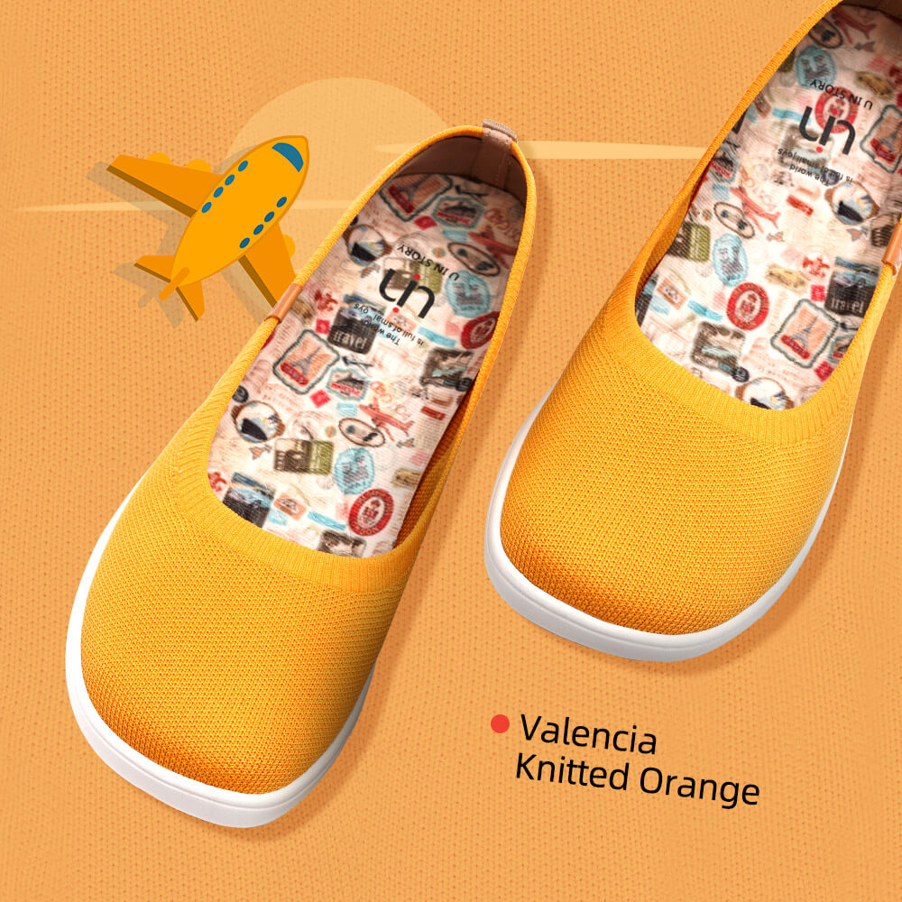 Orange Knitted Valencia Women